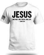 Jesus One Way One Truth One Life T-Shirt