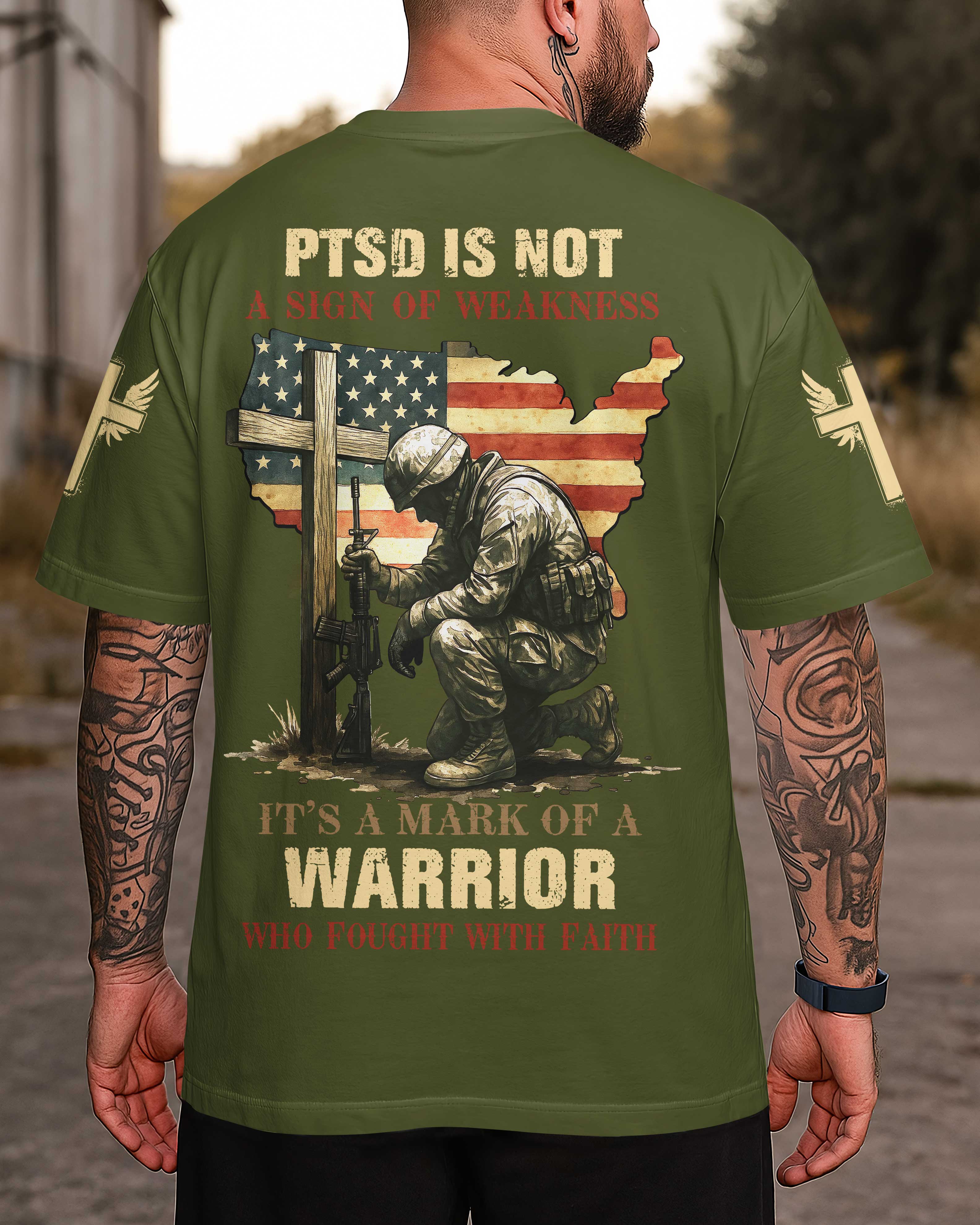 T-shirt Le SSPT n'est pas un signe de faiblesse