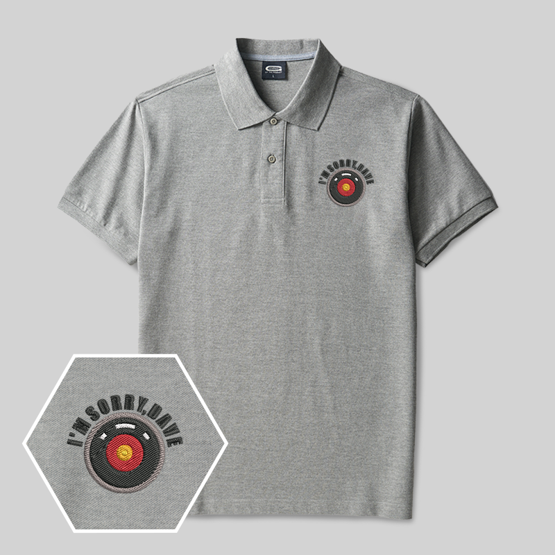 HAL 9000 Geek Embroidered Polo Shirt