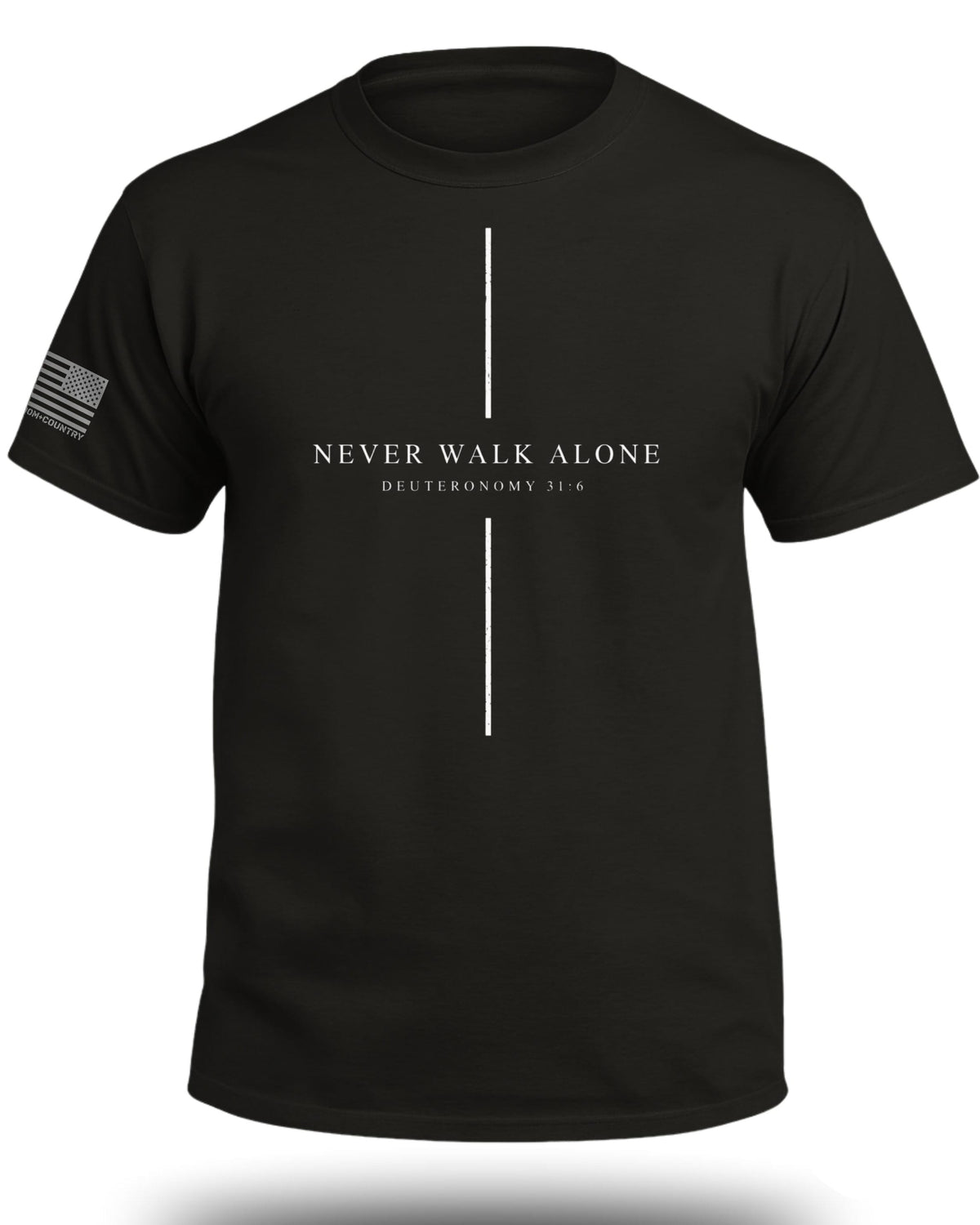 Never Walk Alone Cross T-Shirt