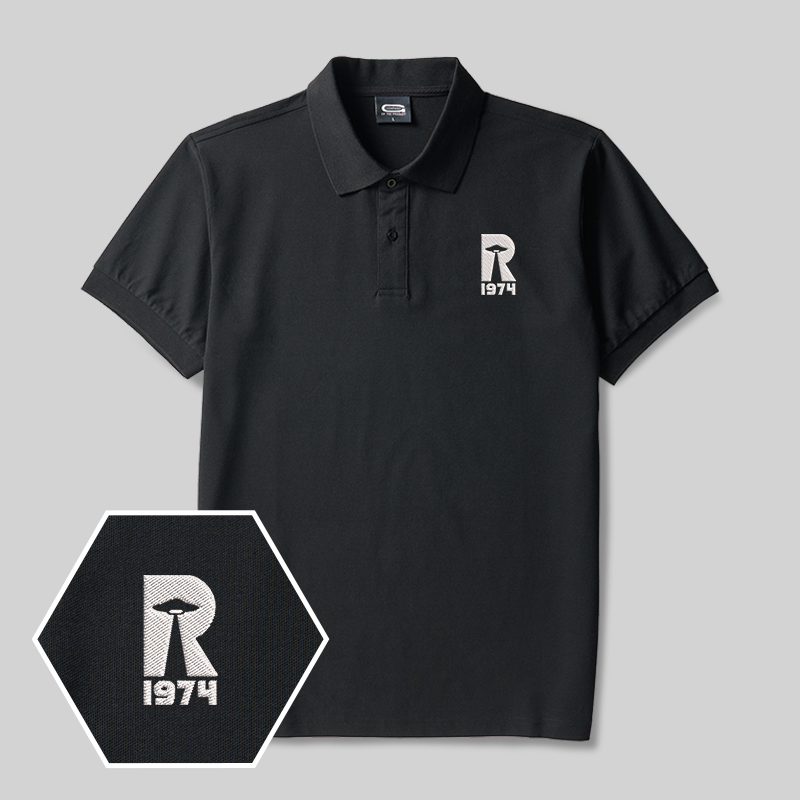 Polo bordado para frikis de 1974