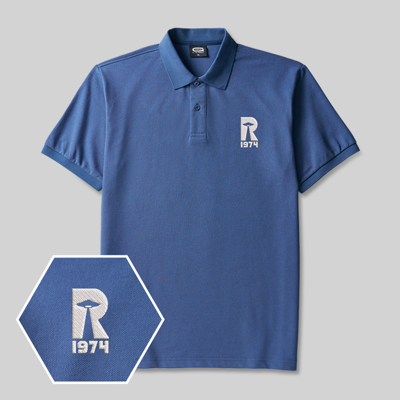 Polo bordado para frikis de 1974
