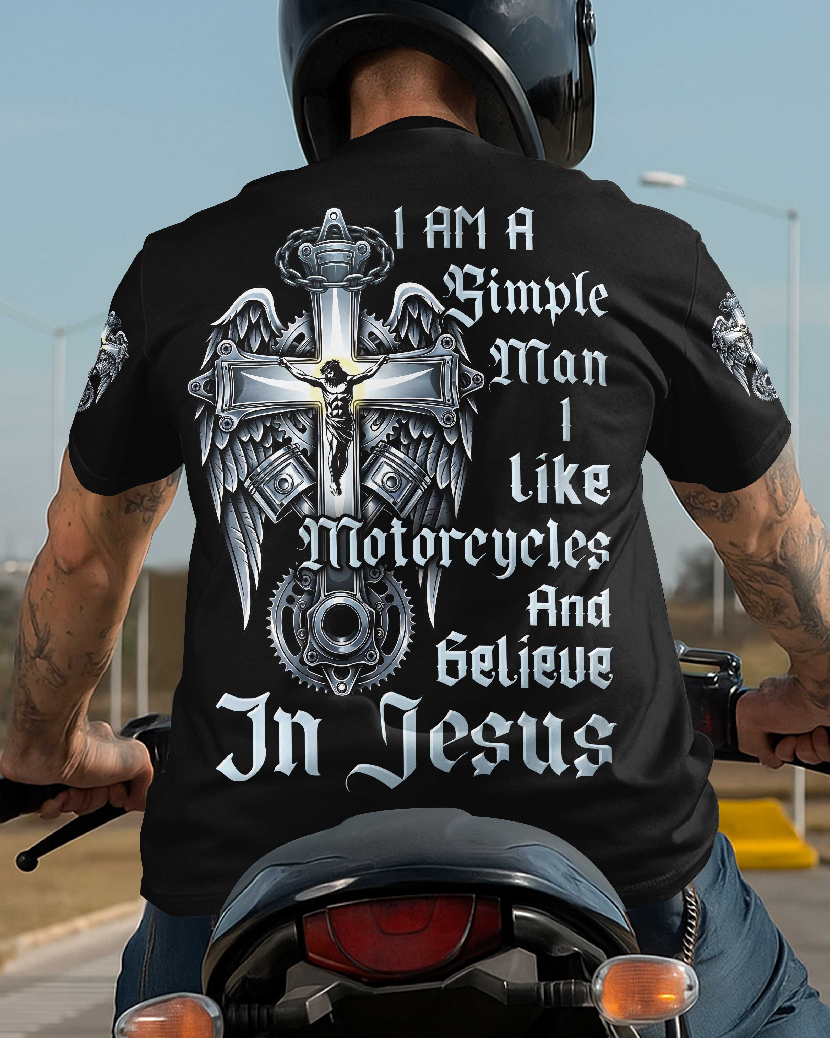 T-shirt imprimé « Je suis un homme simple »