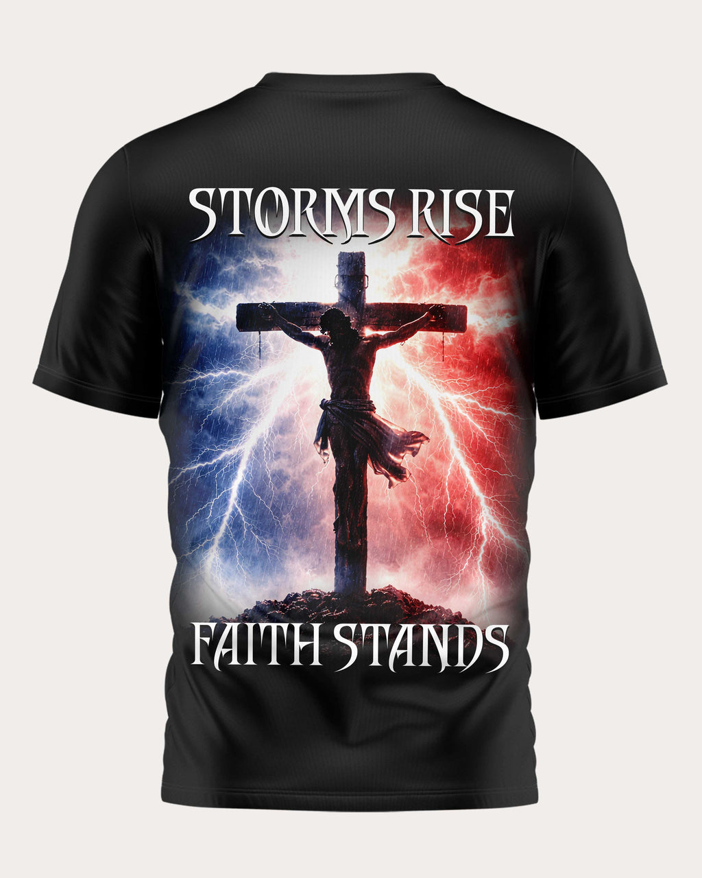 Stürme erheben sich, Glaube besteht – T-Shirt