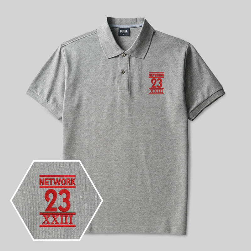 Network 23 Geek Embroidered Polo Shirt