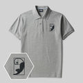 Fibonacci's Cat Geek Embroidered Polo Shirt