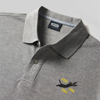 Pew Pew Pew Cat Geek Embroidered Polo Shirt