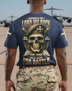 Gesegnet sei der Herr, mein Fels, der meine Hände für den Kampf trainiert T-Shirt