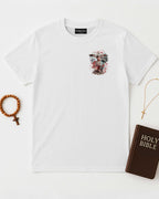 Ganzflächiges T-Shirt „Glaube statt Angst“