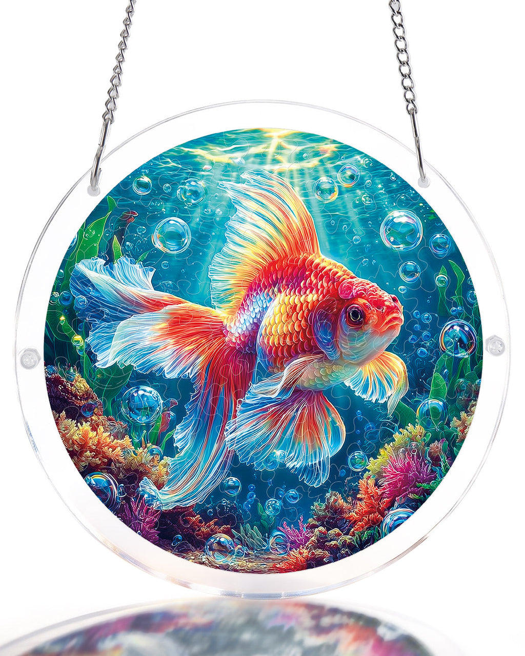 Starflame Goldfish Light Suncatcher-Acrylic Window Art