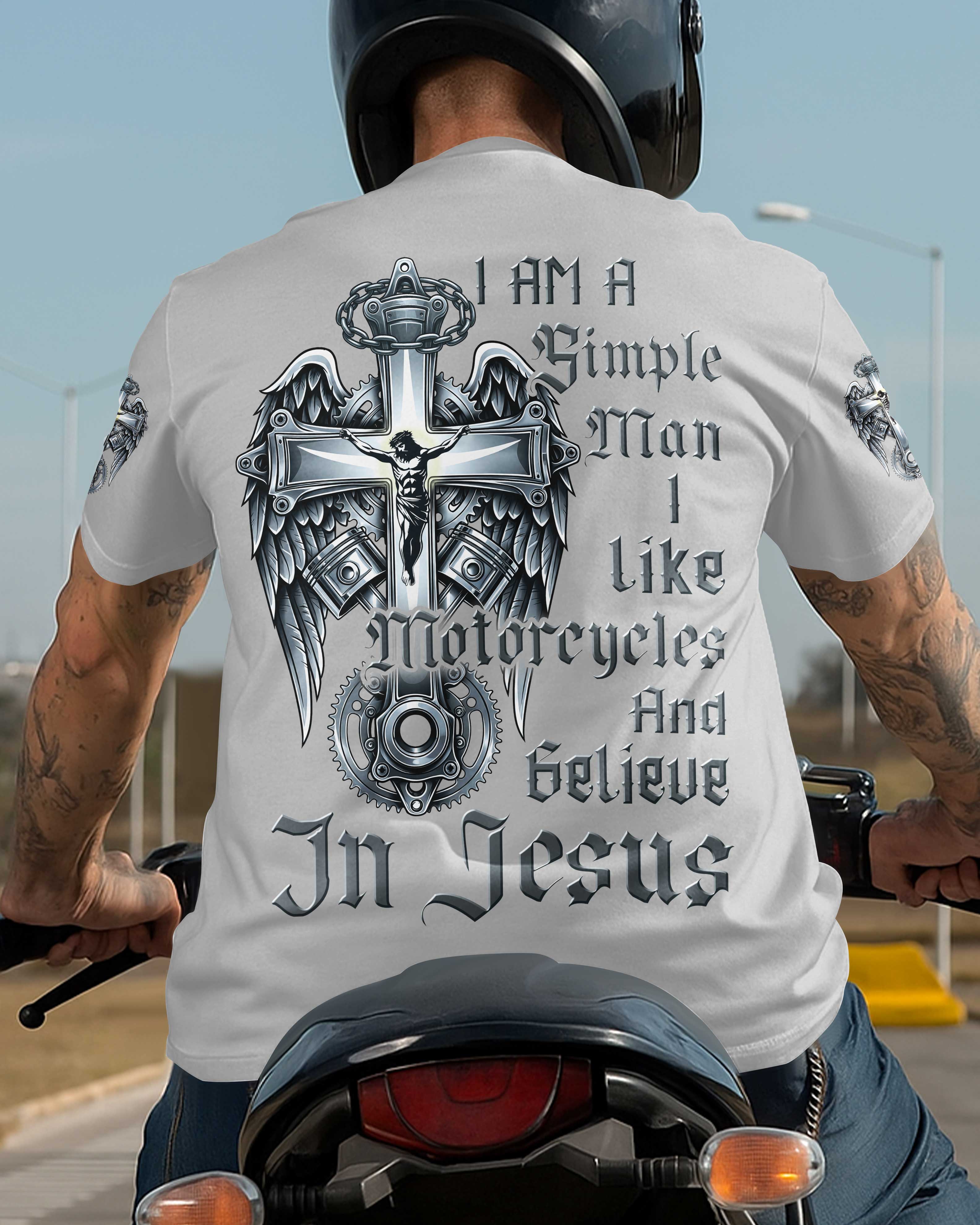 T-shirt imprimé « Je suis un homme simple »