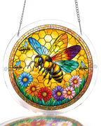 Sunshine Bee Light Suncatcher-Acrylic Window Art