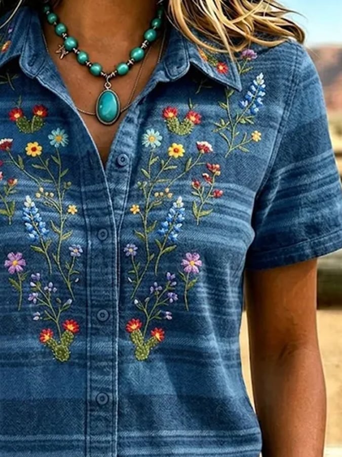 Women'S Casual Printed Top