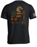 Patriotischer Adler Jesaja 40 31 T-Shirt