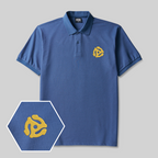 Vinyl Adapte Geek Embroidered Polo Shirt