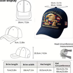 US 250th Anniversary American Eagle Hat - Embroidered Edition
