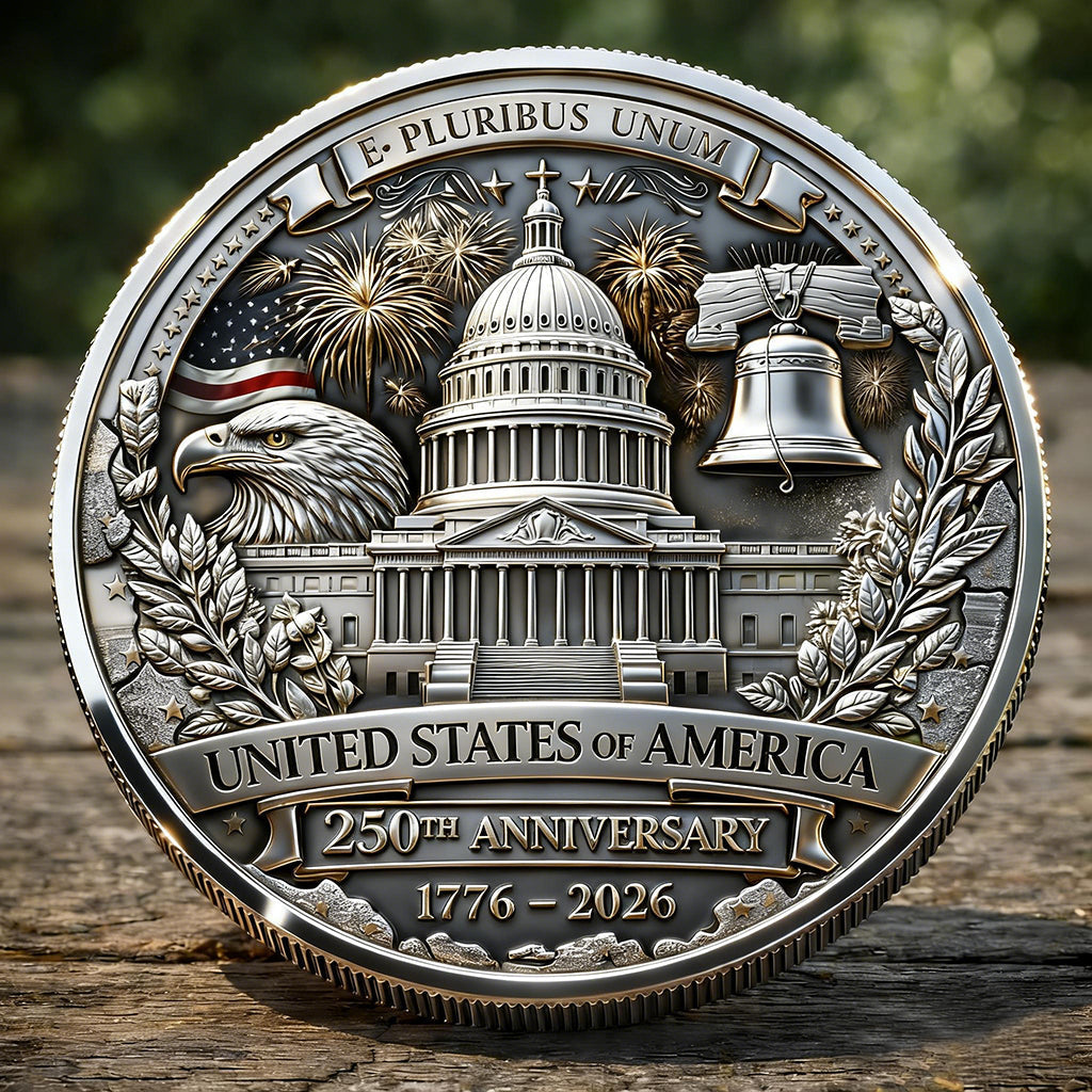 USA 250th Anniversary Commemorative Coin 1776–2026