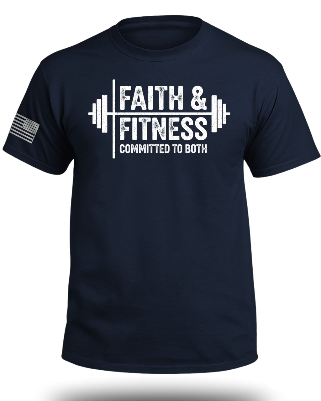 Glaube und Fitness T-Shirt