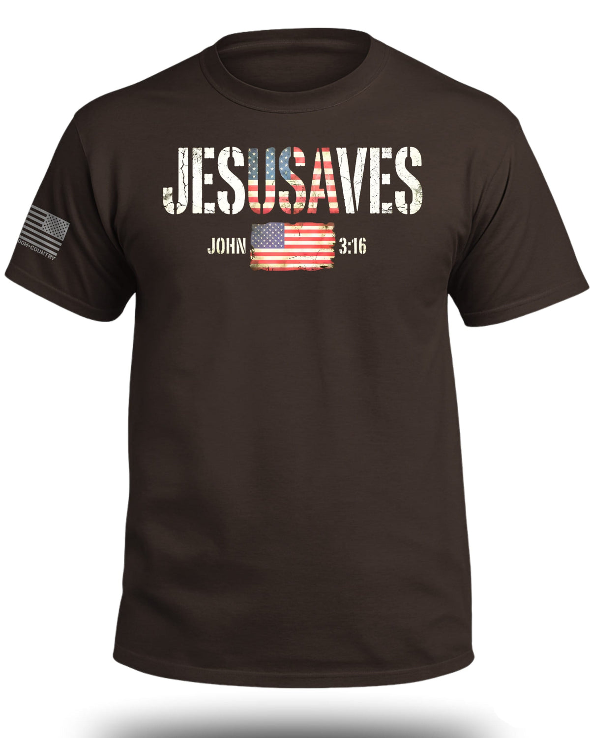 Jesus Saves Patriotic T-Shirt