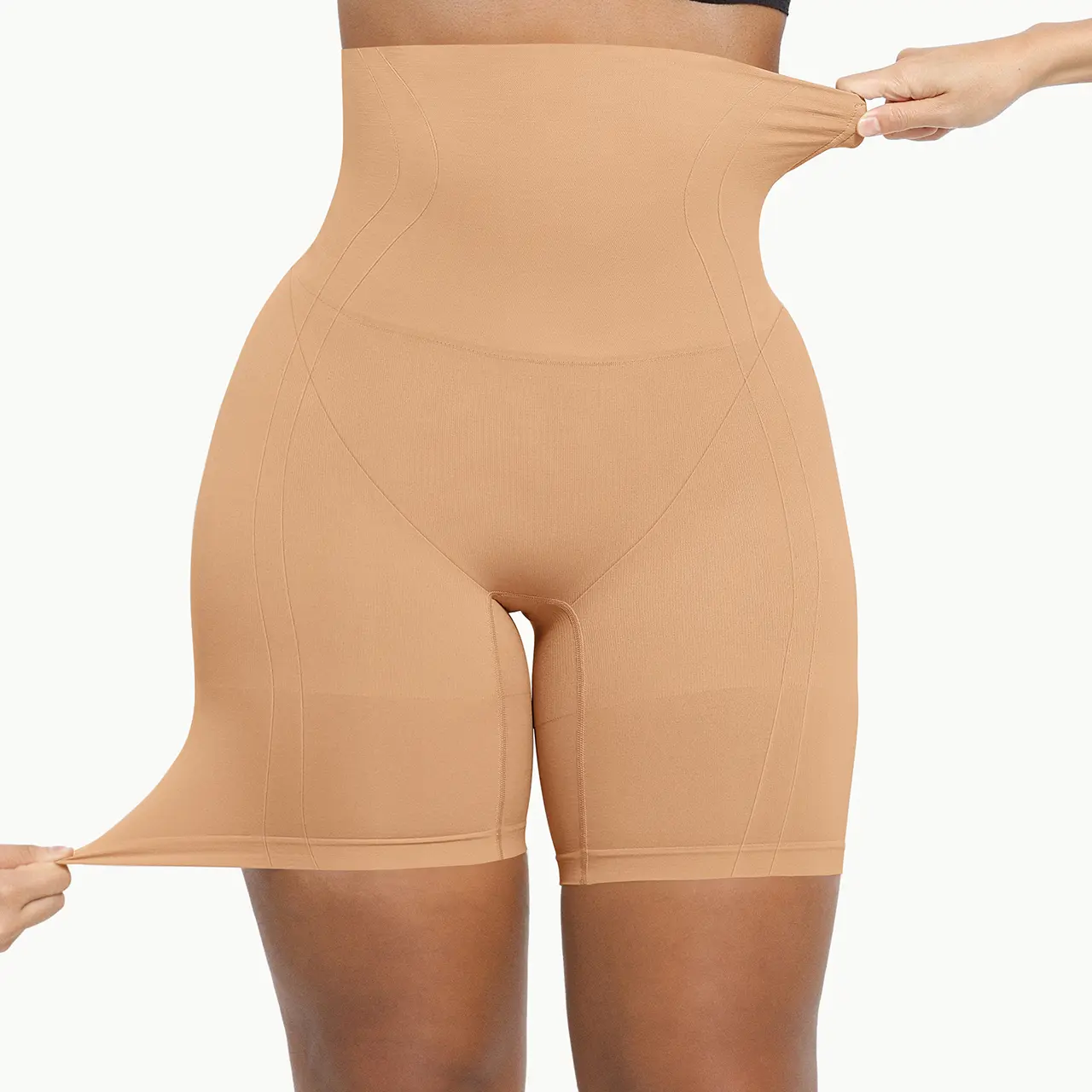 Short moldeador sin costuras para mujer | Faja de cintura alta con control de abdomen