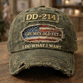 Veteran DD-214 Art Casual Printed Hat