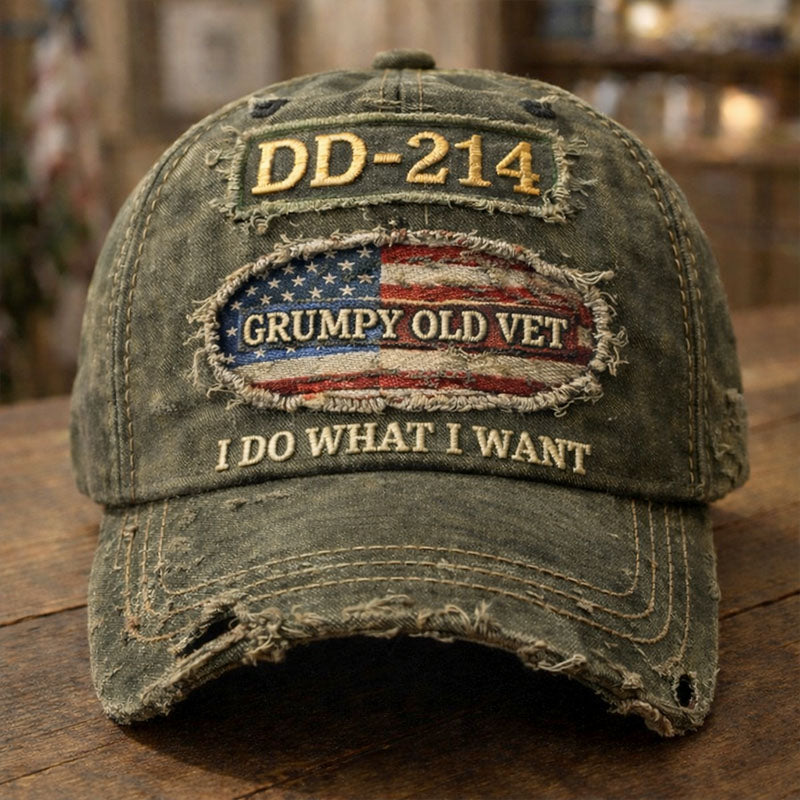 Veteran DD-214 Art Casual Printed Hat