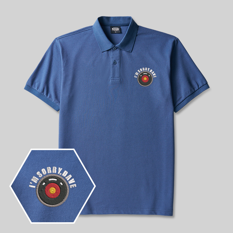 HAL 9000 Geek Embroidered Polo Shirt