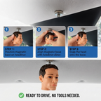 Easy to install FSD Do-Not-Disturb Modification Solution, Perfect Modified Figurine, Fits Model 3 / Model Y /Model S/Model X/Cybertruck, Free Shipping