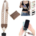 Stylish Crossbody Phone Lanyard with Detachable Mini Wallet