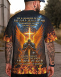 Ich bin ein Krieger Gottes All Over Print T-Shirt