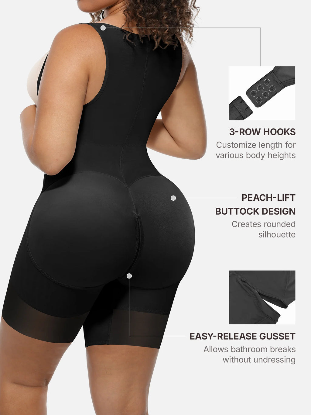 Full-Coverage Tummy Control Shaper Faja