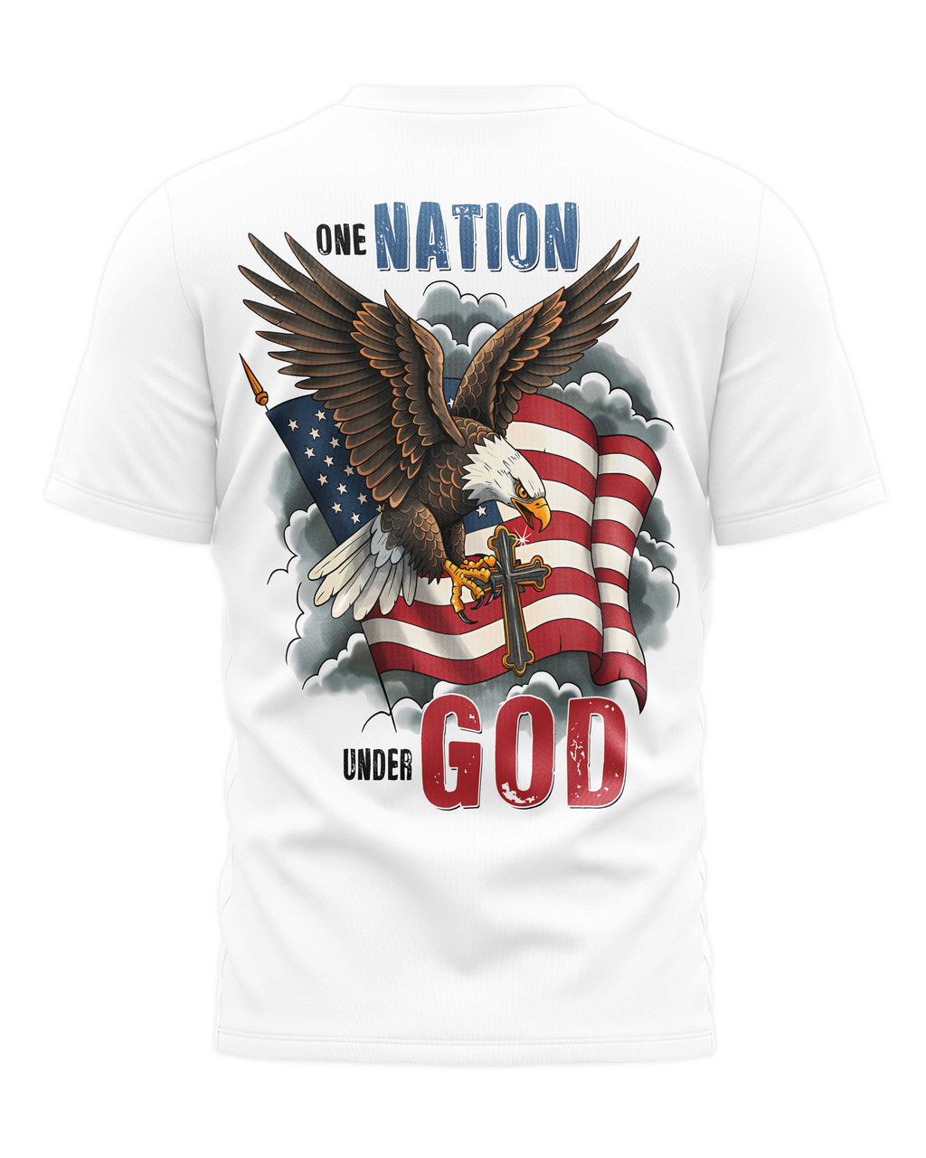 One Nation Under God All Over Print T-shirt