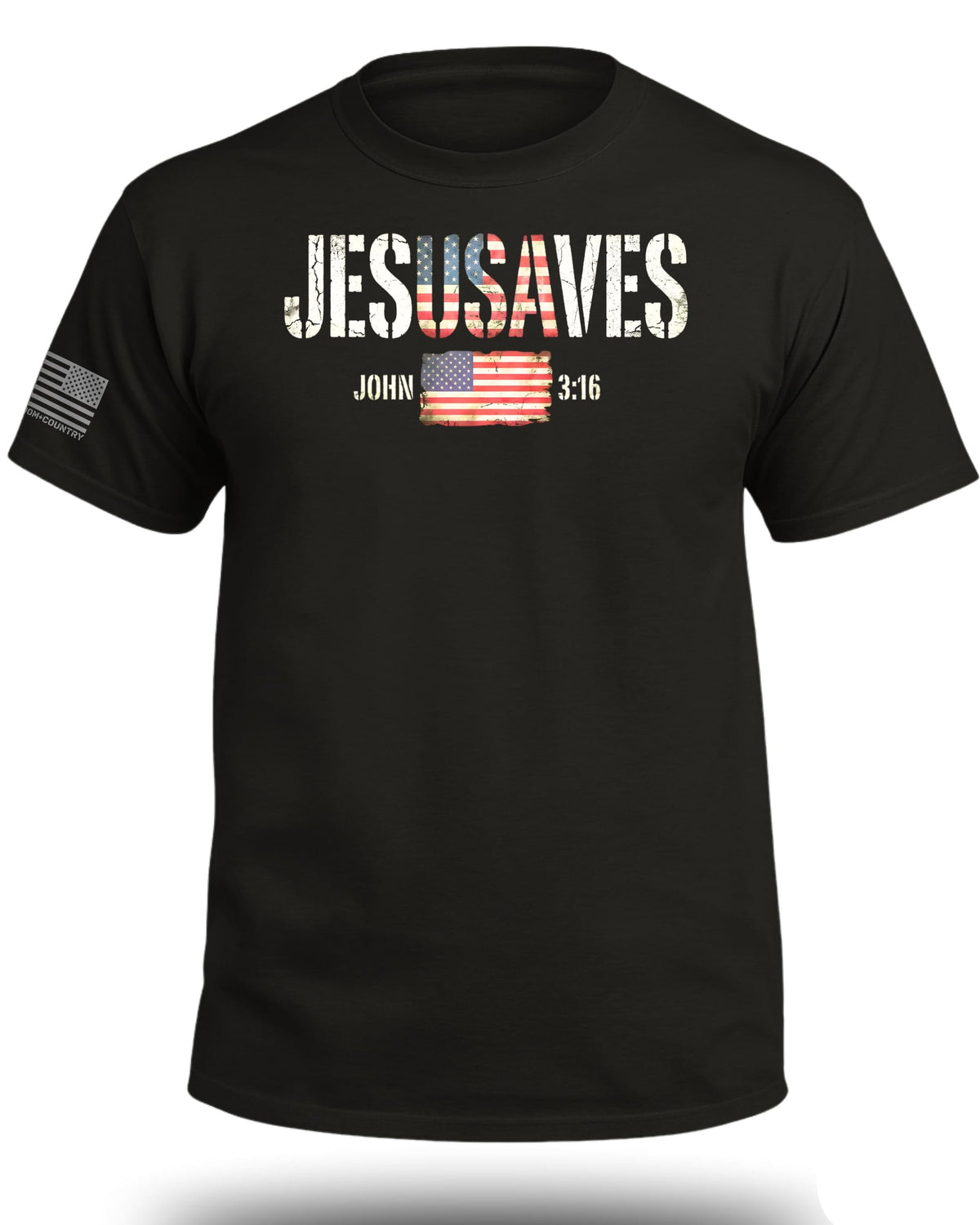 Jesus Saves Patriotic T-Shirt