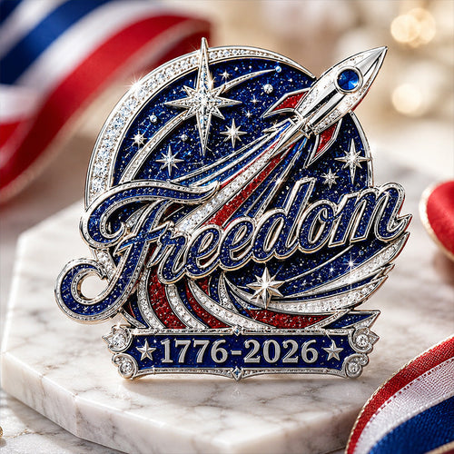 Broche commémorative 250 ans de liberté
