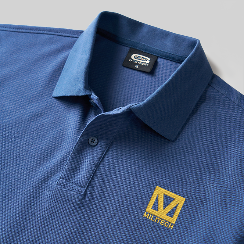 Militech Uniform Geek Embroidered Polo Shirt