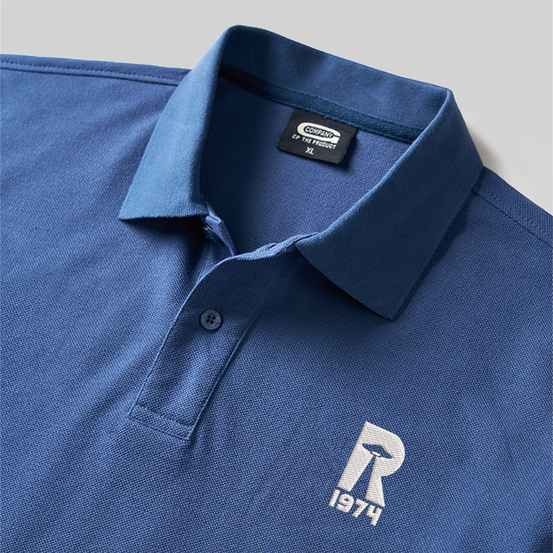 Polo bordado para frikis de 1974