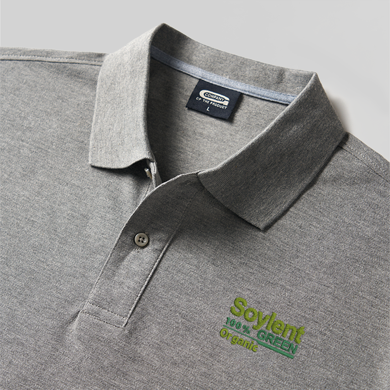 Soylent Green Geek Embroidered Polo Shirt