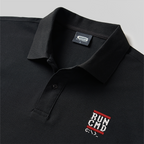Run CMD Geek Embroidered Polo Shirt
