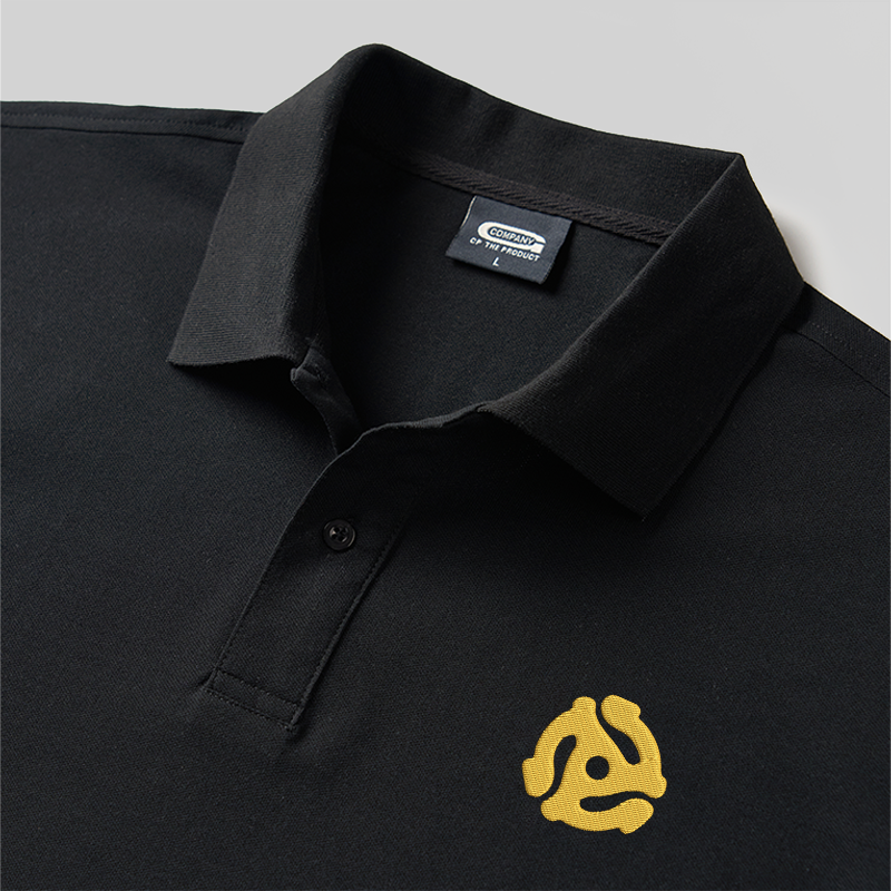 Vinyl Adapte Geek Besticktes Polo-Shirt