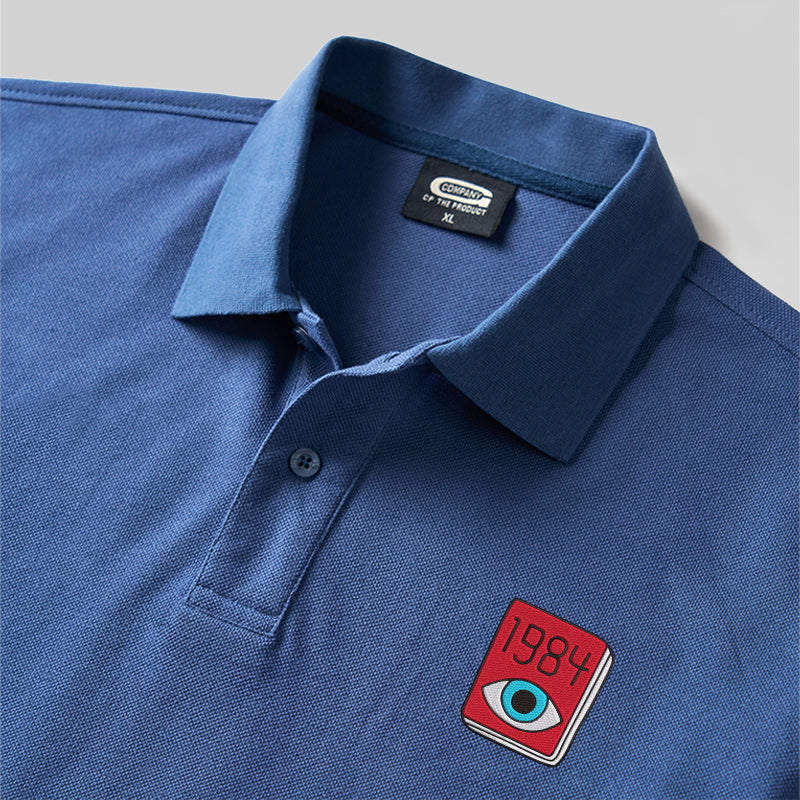 1984 Eye Geek Embroidered Polo Shirt