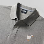 Goose Geek Embroidered Polo Shirt