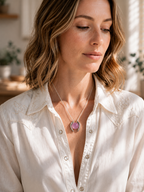 Mystic Wings Color-Changing Pendant - UV Light Sensitive Jewelry