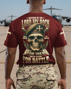 Gesegnet sei der Herr, mein Fels, der meine Hände für den Kampf trainiert T-Shirt