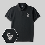 EW People Geek Embroidered Polo Shirt