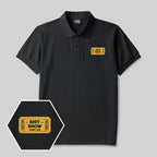 Shit Show Geek Embroidered Polo Shirt