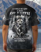 A Child Of God A Man Of Faith All Over Print T-Shirt