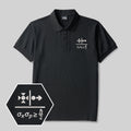 Uncertainty Principle Geek Embroidered Polo Shirt