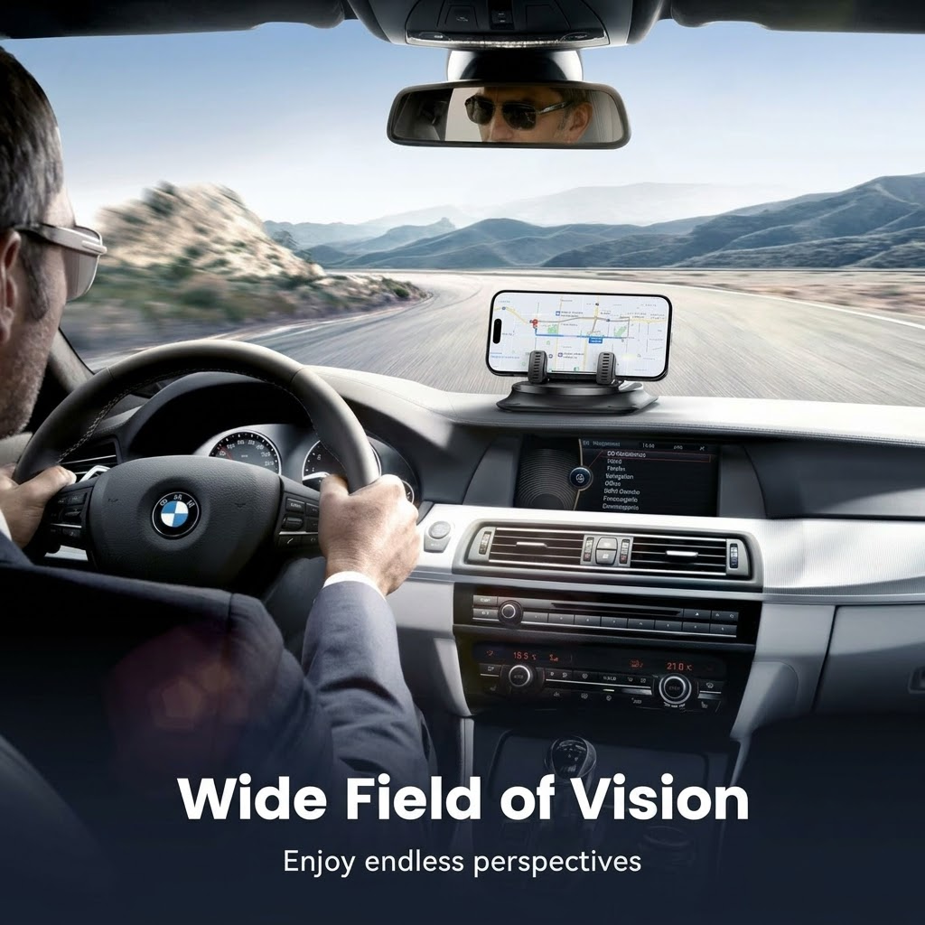 360 Degree Rotational Car Dashboard Phone Mount