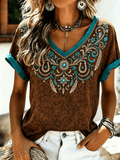 Women's Western Faith Printing  T-Shirts