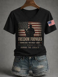 Women's Freedom Print T-Shirt